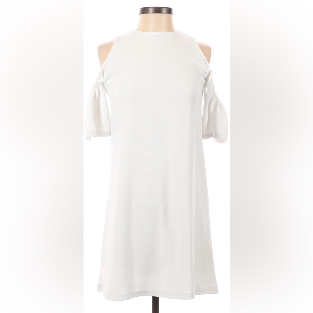 Zara white sheath dress